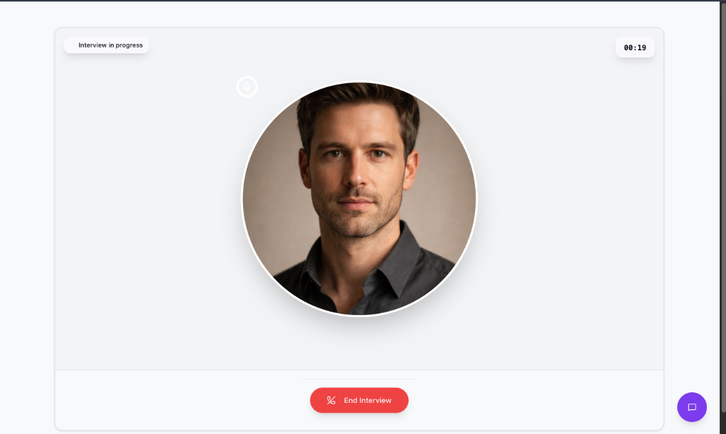 Moktalk Voice Interview Interface